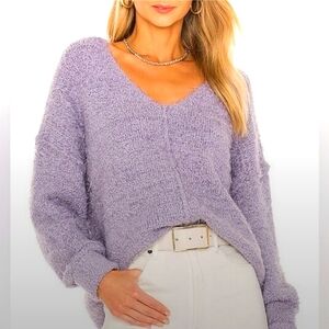 Free people icing v neck sweater